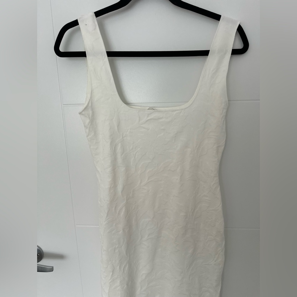 Zara White Midi Tank Dress - Picture 4 of 7
